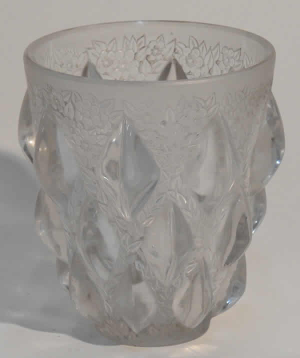 Rene Lalique Vase Rampillon