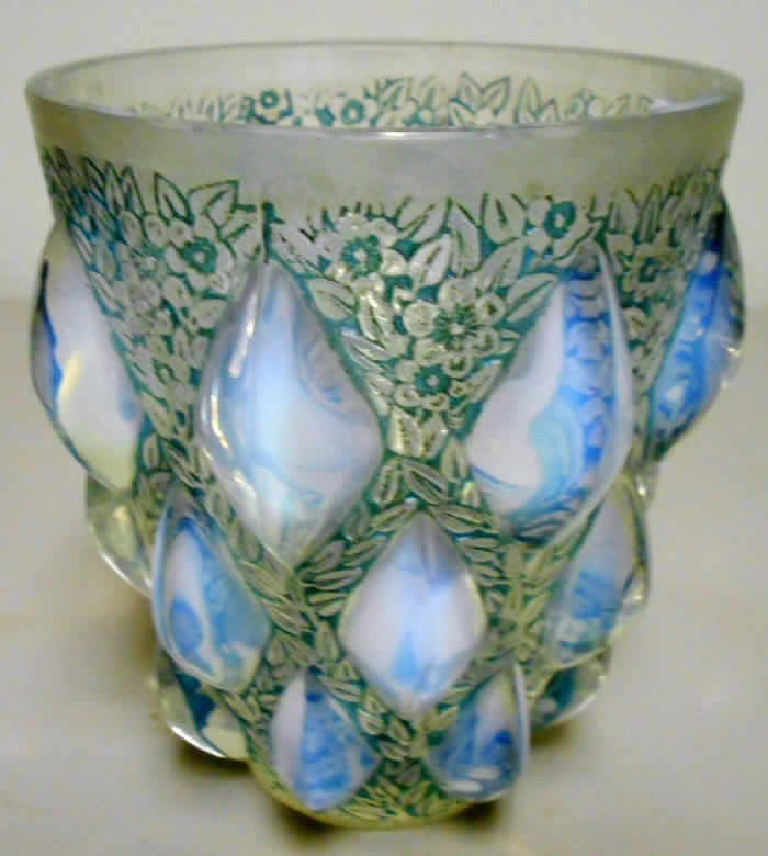 Rene Lalique Vase Rampillon