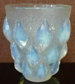Rene Lalique Vase Rampillon