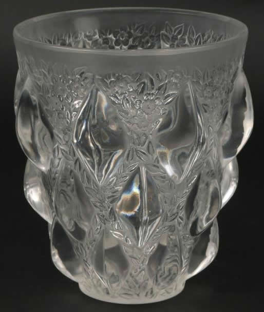Rene Lalique Vase Rampillon