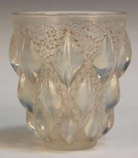 Rene Lalique Vase Rampillon
