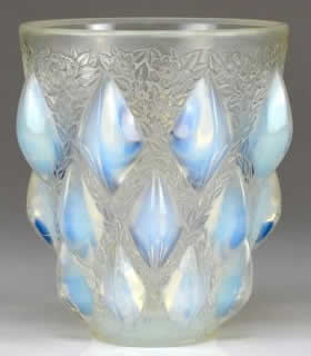 Rene Lalique Vase Rampillon