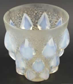 Rene Lalique Vase Rampillon