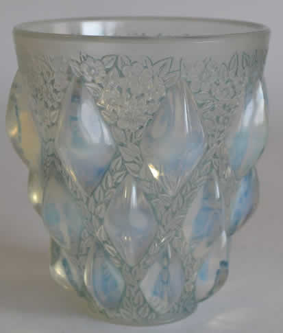 Rene Lalique Vase Rampillon