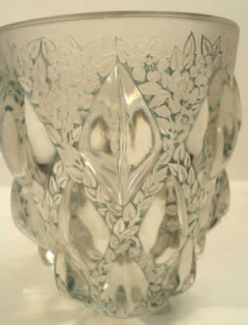 Rene Lalique Vase Rampillon