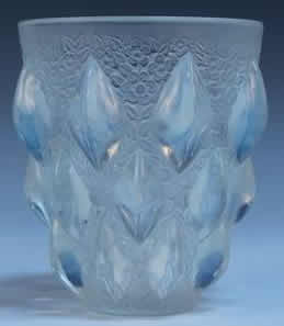 Rene Lalique Vase Rampillon