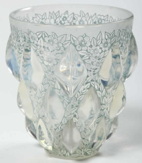Rene Lalique Vase Rampillon