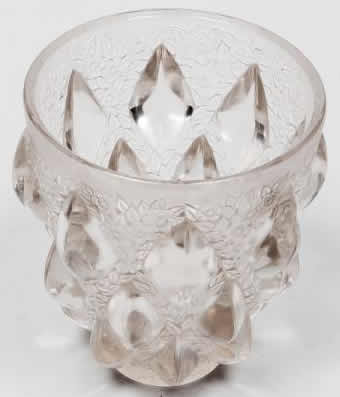 Rene Lalique Vase Rampillon