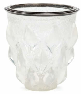 Rene Lalique Vase Rampillon