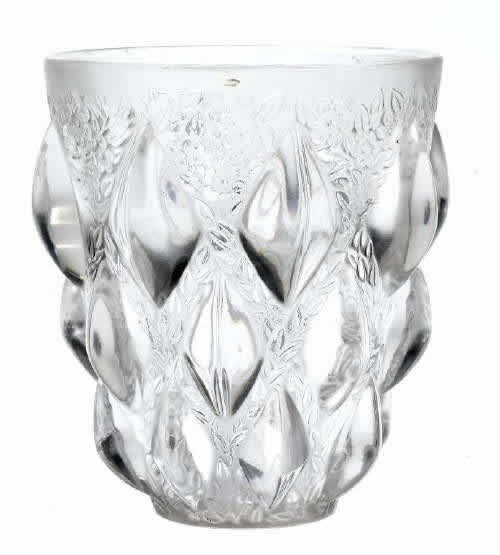 Rene Lalique Vase Rampillon