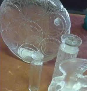 Rene Lalique Perfume Bottle Relief