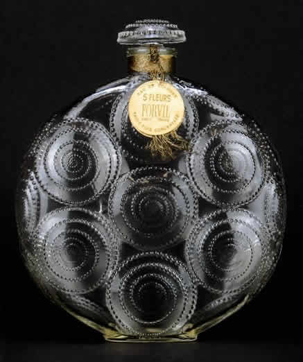 Rene Lalique Perfume Bottle Relief