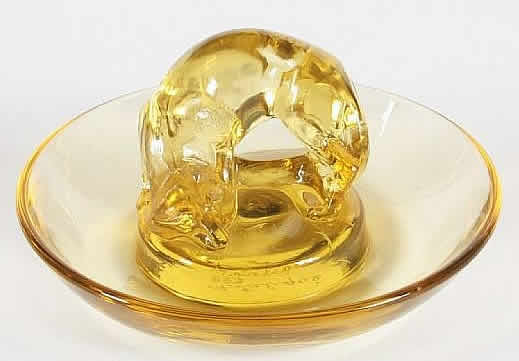 Rene Lalique Ashtray Renard