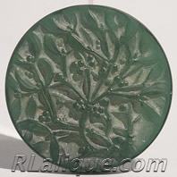 Rene Lalique Invitation To Exposition Of Glass Medallion