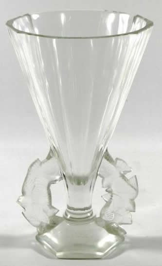 Rene Lalique Vase Roitelets