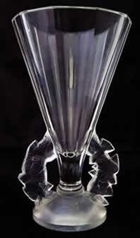 Rene Lalique Vase Roitelets