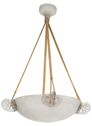 Rene Lalique Light Fixture Ronces