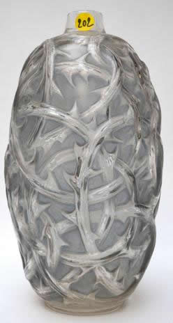 Rene Lalique Vase Ronces
