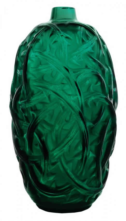 Rene Lalique Vase Ronces