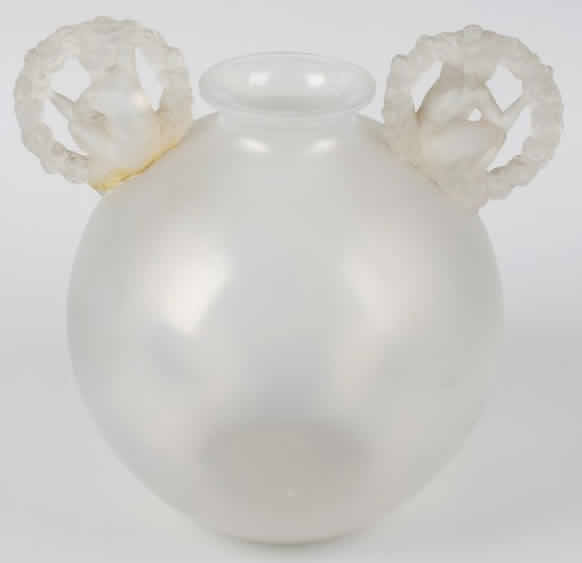 Rene Lalique Vase Ronsard