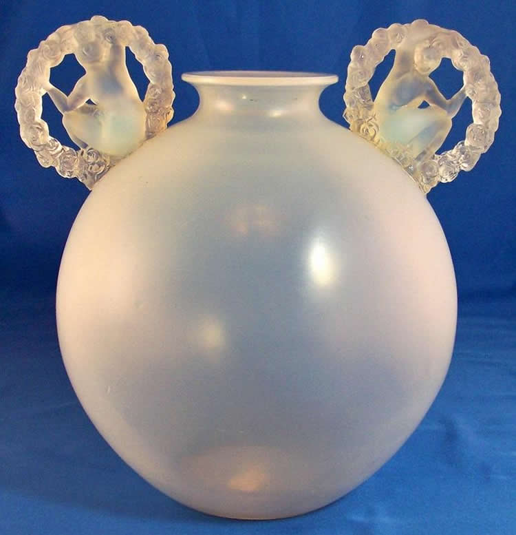 Rene Lalique Vase Ronsard