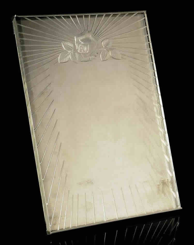 Rene Lalique Vase A La Rose Frame