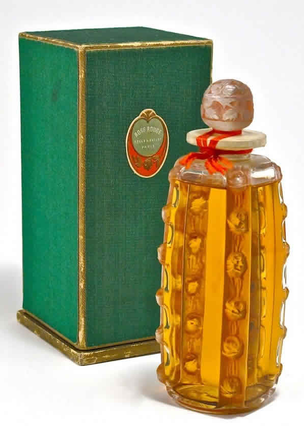 Rene Lalique Perfume Bottle Rose Rouge
