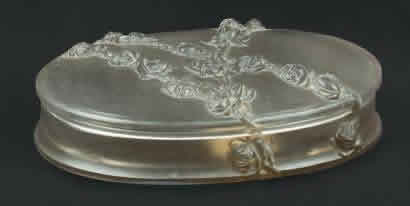 Rene Lalique Box Roses In Relief