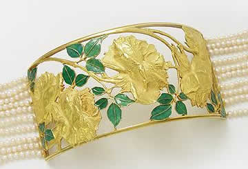 Rene Lalique Roses Necklace