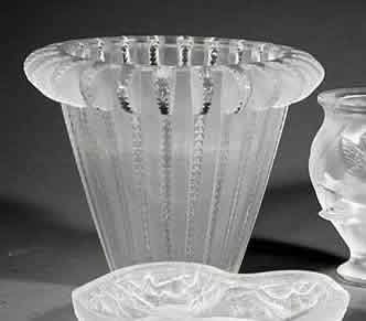 Rene Lalique Vase Royat