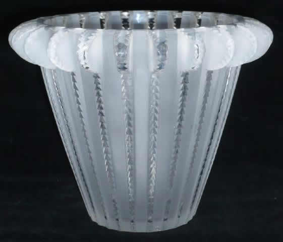 Rene Lalique Vase Royat