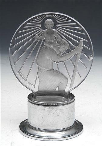 Rene Lalique Saint-Christophe Car Mascot