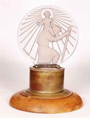 Rene Lalique Hood Ornament Saint-Christophe