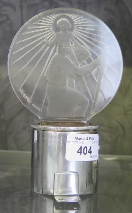 Rene Lalique Car Mascot Saint Christopher