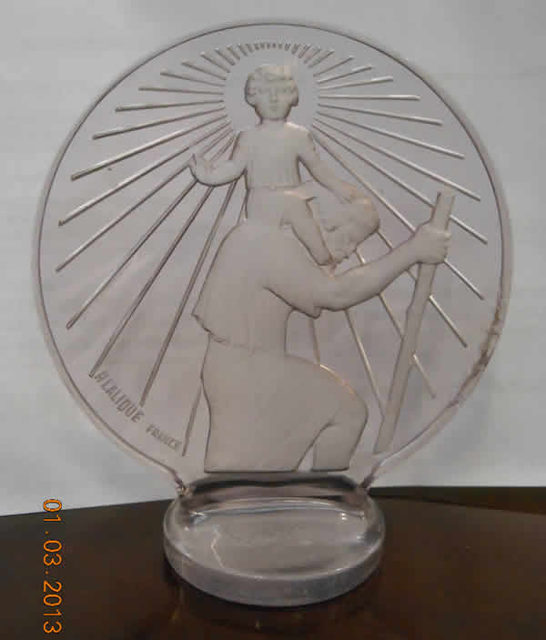 Rene Lalique Car Mascot Saint Christopher
