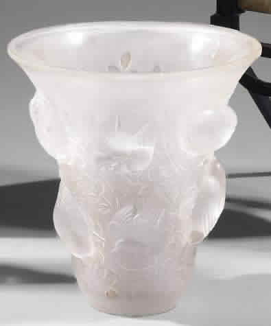 Rene Lalique Vase Saint-Francois