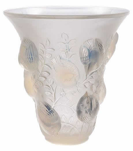 Rene Lalique Vase Saint-Francois
