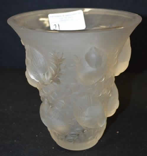 Rene Lalique Vase Saint-Francois