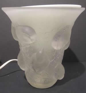 Rene Lalique Saint Francois Vase Lamp