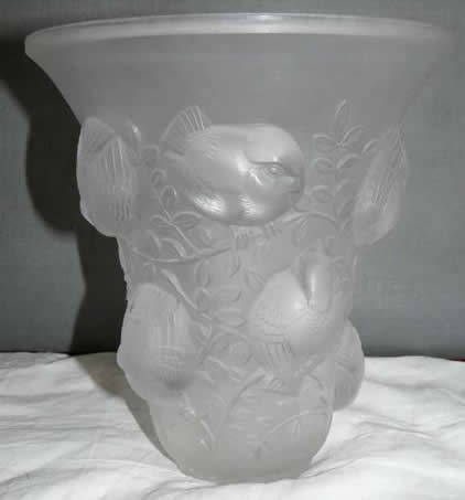 Rene Lalique Vase Saint Francois