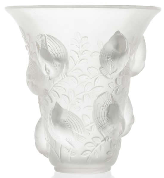 Rene Lalique Vase Saint Francois