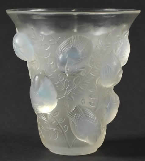 Rene Lalique Vase Saint Francois