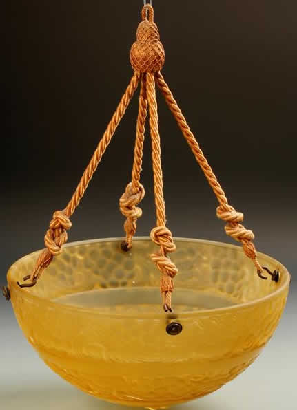 Rene Lalique Light Fixture Saint Vincent