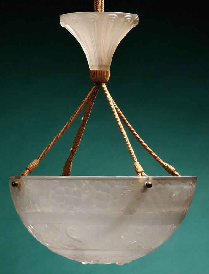 Rene Lalique Saint-Vincent Chandelier