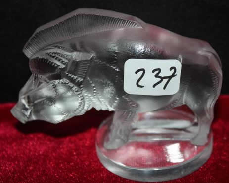 Rene Lalique Mascot Sanglier