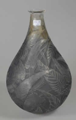 Rene Lalique Vase Sauge