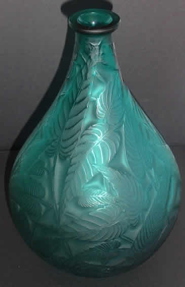 Rene Lalique Vase Sauge