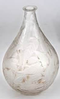 Rene Lalique Vase Sauge