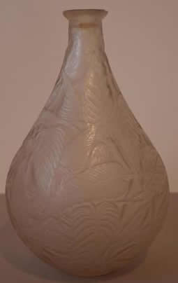 Rene Lalique Vase Sauge