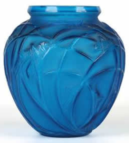 Rene Lalique Vase Grasshopper